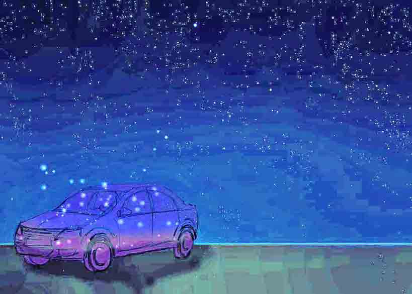 Car-with-stars