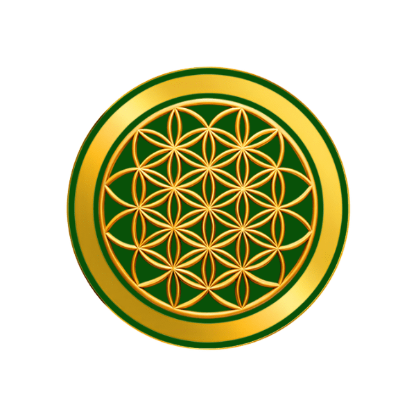 Flower of Life Green
